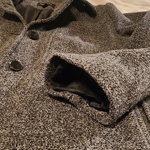 LONDON FOG Women's Wool Blend Gray Coat - Size 3X - Picture 6 of 7